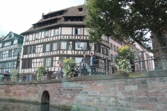 Bootsfahrt auf der Ill, Straßburg (Frankreich)