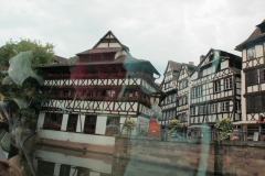 Bootsfahrt auf der Ill, Straßburg (Frankreich)