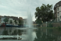 Bootsfahrt auf der Ill, Straßburg (Frankreich)