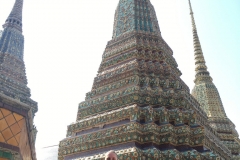 Chedis - Mosaik, Wat Pho - Bangkok Temple-Tour