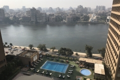 Imperial Suite - Hilton Cairo World Trade Center Residences - Aussicht vom Balkon 01